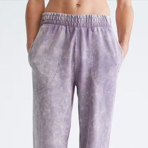 Pantalones Deportivos Vintage de Mezcla de Poliéster/Algodón con Logotipo Personalizado, Joggers para Hombre, Nueva Llegada 2026, Pantalones con Lavado Ácido, Tallas Grandes Personalizadas - Product Image 5