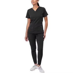Wholesale Knitted Polyester Medical <b>Scrubs</b> Uniform for Women-<b>Nursing</b> Hospital <b>Scrub</b> Sets with Customized Color & Logo - Product Image 6