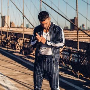 2025 Logo personnalisé vêtements de sport pour hommes Gym Fitness Fashioned-Fitted Jogging-Suits vente en gros hommes survêtement de sport - Product Image 6