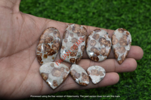 AAA Grade Natural <b>Garnet</b> Limestone Loose Gemstone 100% High Quality Unique Jewellery Pendant Making Stone FAIJAN GEMS Rajasthan - Product Image 3