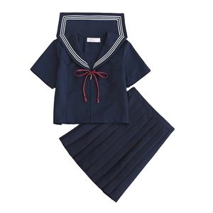 ชุดเครื่องแบบนักเรียนญี่ปุ่น JK 8 S-5XL ไซส์ใหญ่สำหรับเด็กผู้หญิงชุดกะลาสีสีน้ำเงินแจ็คเก็ตชุดเครื่องแบบนักเรียนระดับกลาง - Product Image 3