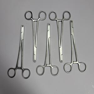 Pinces hémostatiques droites, lot de 5, en acier inoxydable SS420, finition satinée, réutilisables, instrument médical de Dentavex - Product Image 2