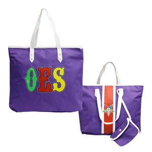 Sac fourre-tout écologique OES en Codura, sac à bandoulière en polyvinyle, broderie |   Fermeture éclair étanche avec emblème OES |   Unisexe Tous - Product Image 1