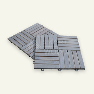 Baldosas de Madera Híbrida WPC Premium, Ecológicas, Resistentes al Agua, UltraFlow, Antideslizantes, Enclavables, para Jardín y Patio - Product Image 3