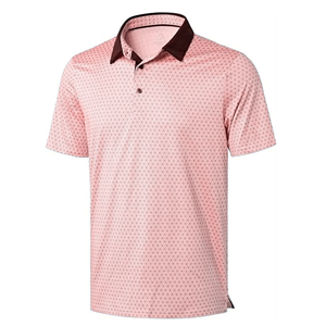 เสื้อโปโลชายลายพิมพ์ แขนสั้น สวมใส่สบาย ระบายอากาศได้ดี ผ้าทอ ทรงปกติ - Product Image 6