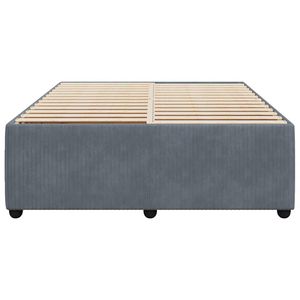 Cadre de lit rembourré gris foncé - Product Image 4