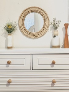 Ravishing Round Glass <b>Mosaic</b> Blue Wall <b>Mirror</b> for Home and Hotel Purpose Largest Manufacture Company - Product Image 4