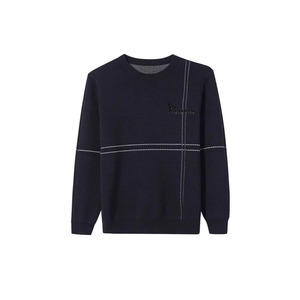 Sudaderas ligeras de invierno, transpirables, impermeables, con cuello redondo, estilo casual, lavado ácido, color liso, para hombre, de algodón/poliéster, 380g, precio bajo - Product Image 2