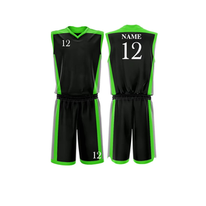 Uniforme de basketball personnalisé 2026 100% coton respirant imperméable écologique col en V semi-élastique taille élastique devant unisexe adulte - Product Image 1