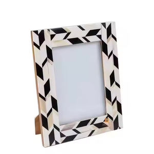Most Selling Handmade Bone & Resin Inlay <b>Photo</b> <b>Frame</b> Mosaic Picture <b>Frame</b> for Tabletop Decor From Indian - Product Image 3
