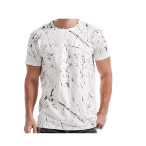 Camiseta de Algodón de Alta Calidad Personalizada para Hombre, Camiseta Blanca Extra Grande y Gruesa para Impresión, Camisetas para Hombre - Product Image 3