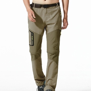 Fast Delivery Men Casual Elastic <b>Jogger</b> Pants Outdoor Comfortable Breathable Lightweight <b>Nylon</b> Zipper Fly Trousers for Daily - Product Image 3