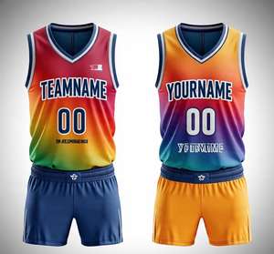 Uniforme de Baloncesto de Verano de Talla Grande de Alta Calidad al por Mayor para Hombre y Mujer, Sublimación Personalizada OEM - Product Image 4