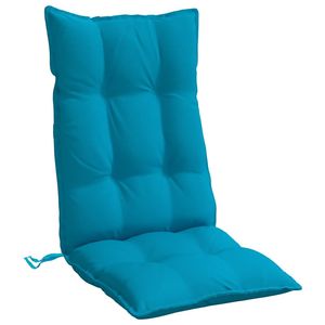 ชุดเบาะรองนั่งเก้าอี้พนักพิงสูงสำหรับกลางแจ้งสีฟ้าอ่อน 2 ชิ้น - Product Image 4