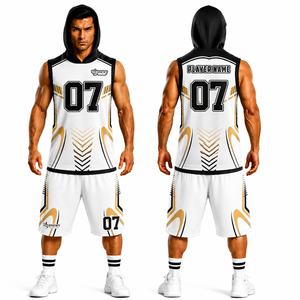 Ensemble d'uniformes de flag football de haute qualité, maillots d'équipe personnalisés, vêtements de sport anti-transpiration, 100 % polyester, sans manches - Product Image 1