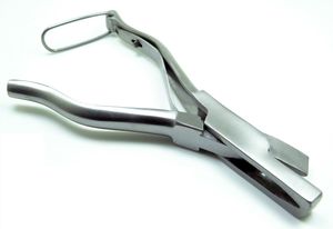 Pince à oreilles en acier inoxydable en forme de V de 6 pouces, approuvée CE, réutilisable, pour chirurgie vétérinaire, instrument pour animaux, vente chaude - Product Image 3