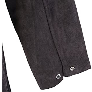 Chaqueta de Soldadura de Cuero Dividido de Alta Calidad, Antiestática, Resistente a la Radiación, Resistente al Calor hasta 200°C, Ropa de Protección Contra Incendios, Paquete con Respirador - Product Image 5