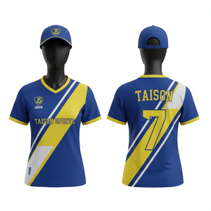 Camiseta de Fútbol Femenina, 150 GSM, Tela de Poliéster de Alto Rendimiento, Verde Lima, Negro, Azul, Panel Diagonal, Impresión por Sublimación, Logotipo Personalizado - Product Image 5