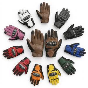 Gants de moto de haute qualité, résistants, à doigts entiers, antidérapants, respirants, pour la course, équipement de sécurité pour moto - Product Image 1