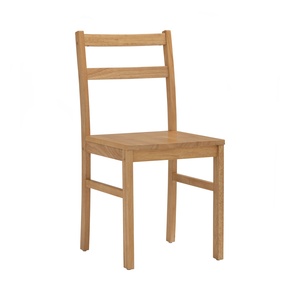 Scandinavian Design Solid Wood Dining <b>Table</b> And 4 Chairs Set Natural Wood Finish Armless Side Chairs for Small Apartment Room - Product Image 4