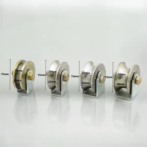 Roue de porte coulissante moderne en acier inoxydable pour fenêtre, garage, villa, appartement – Quincaillerie durable à roulement fluide - Product Image 5