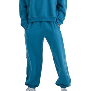 <b>Tracksuits</b> for Men's Breathable Hoodies Sets <b>Plain</b> Oversized Pullover Blank Fleece Custom Logo Heavyweight Without String - Product Image 4