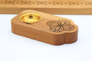 Brûleur Bakhoor en résine époxy et bois de luxe pour le parfum aromatique Oud et la création d'ambiance spirituelle - Product Image 3