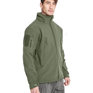 Men's Waterproof Softshell <b>Jacket</b> Windproof <b>Fleece</b> <b>Lined</b> Outdoor Adventure Hiking <b>Jacket</b> Custom Made - Product Image 2