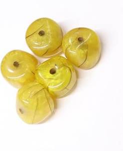 Cuentas Redondas de Resina Marrón Ecológicas Sueltas para la Fabricación de Joyas Hechas a Mano, Tamaño Personalizado Disponible - Product Image 2