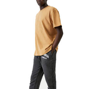 Camisetas para Hombre, Cómodas, Cuello Redondo, Transpirables, de Algodón, Ligeras, para Correr - Product Image 2