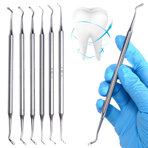Excavador Dental de Doble Punta de Acero Inoxidable, Cuchara Excavadora para Restauración de Cavidades, Removedor de Caries y Dentina, Instrumento Dental - Product Image 2
