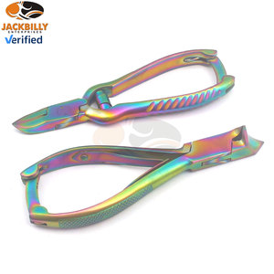 Cortauñas de Acero Inoxidable Multicolor Arcoíris, Juego de 2 Piezas, Abertura de Mandíbula Ancha, Resistente, para Bebés y Uñas Gruesas y Duras - Product Image 2