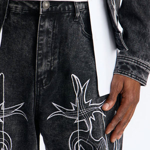 Servicio OEM, Pantalones Vaqueros de Hombre a la Moda, Corte Holgado, Nuevo Estilo, Impermeables, Transpirables, para Uso en Exteriores, en Venta - Product Image 5
