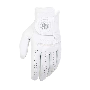 Premium Quality Custom Logo Cabretta Leather Golf Gloves Non-Slip <b>Hook</b> Loop Closure Men Travel Fishing Sports Outdoor Use Hands - Product Image 1