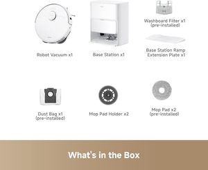 หุ่นยนต์ดูดฝุ่น Mova P50 Ultra ของแท้ พร้อมไม้ถูพื้นแบบยืดหยุ่น แรงดูด 19000 Pa - Product Image 2