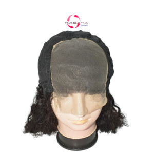 Perruque en cheveux humains Remy indiens de qualité supérieure, noir naturel, entièrement en dentelle, prête à porter, finition douce et soyeuse, densité personnalisée, double trame faite à la machine - Product Image 4