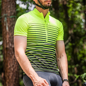 Maillot de cyclisme compétitif pour hommes, vêtement de vélo respirant pour la route et le VTT, haut de course en plein air - Product Image 4