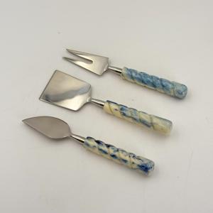 Juego de Quesos de Acero Inoxidable 202 Más Popular con Mango de Resina, Cubertería de Acero Inoxidable para el Hogar, Hotel, Restaurante, Juego de Cubiertos, Herramienta para Cortar Queso - Product Image 2