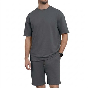 Nouvelle tendance : Ensemble deux pièces grande taille pour homme, style digital fashion, décontracté, pour la plage, short et t-shirt, unisexe - Product Image 2