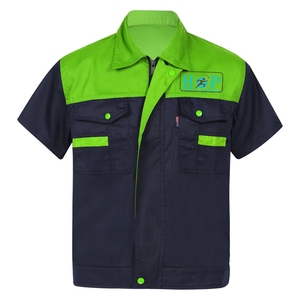 Camisas de Trabajo de Manga Corta para Hombre y Mujer, Uniformes de Trabajo, Camisas de Algodón para Mecánicos y Equipos de Carreras - Product Image 6