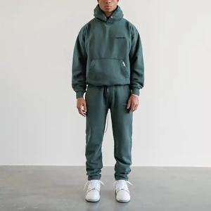 Conjunto Deportivo Informal para Hombre, Conjunto de Sudadera Deportiva de Manga Larga, Chaqueta de Forro Polar, Pantalones, Conjuntos Deportivos de Invierno OEM 100% Algodón - Product Image 4