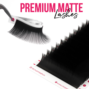Charmlash Fournitures pour extensions de cils en gros Plateaux de cils noir mat velours Fournitures d'extensions de cils Super Denses les plus vendues - Product Image 1