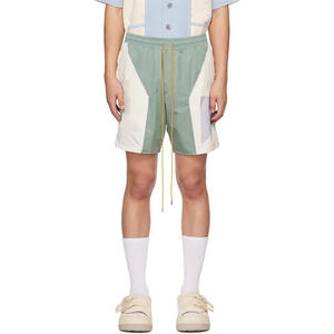 Wholesale Custom Unisex Tracksuit Color Block oversized Breathable 2-Piece zip up nylon Men Windbreaker <b>Jacket</b> <b>Short</b> Sets - Product Image 6