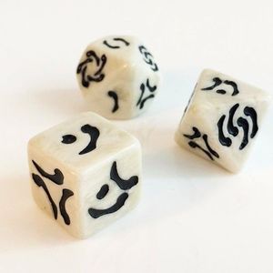Master Craft Bone <b>Dice</b> Set Classic RPG Gaming Cubes Luxury Decorative Game Counter Gift Collection - Product Image 4