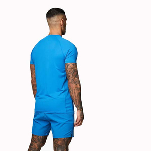 Servicio OEM, Conjunto de Camiseta y Pantalones Cortos de Verano, Transpirable, Casual, Camisetas Estampadas de Algodón, Superventas, para Gimnasio, Fitness y Entrenamiento - Product Image 2