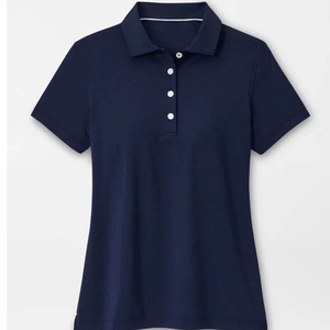 Camisas de Mujer de Alta Calidad, Tendencia 2026, Color Azul, Poliéster/Algodón 220g, Manga Corta, Casual, Transpirable, Personalizable OEM - Product Image 5