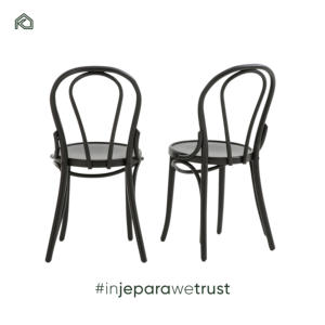 Chaise de salle à manger pliable en teck massif Sungkai moderne pour café, restaurant, maison, bureau, villa - Hana - Product Image 3