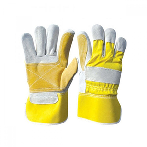 Gants de travail pour hommes de haute qualité, résistants à la chaleur, 10 pouces, 10 mil, en cuir grainé/texturé diamant, flexibles, durables, fabriqués au Pakistan - Product Image 5