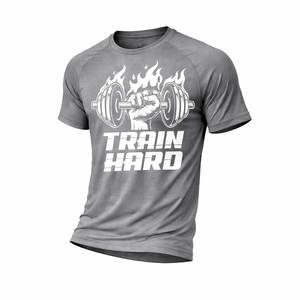 Camiseta Deportiva para Hombre, Diseño Motivacional para Gimnasio, Transpirable, para Entrenamiento, Fitness, Culturismo - Product Image 2