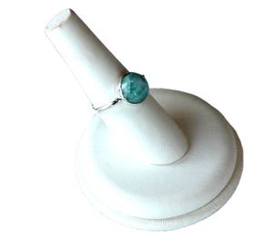 Anillo de banda de plata Larimar de alto grado para mujer, joyería de fiesta personalizada a la moda, ajuste de bisel, gran oferta, tecnología de Canal Clásico OEM - Product Image 4